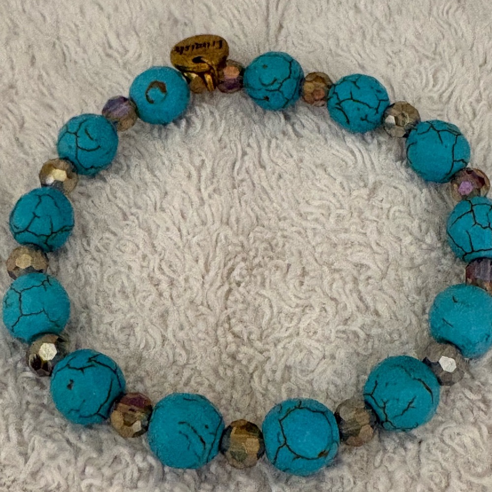 Turquoise Beaded Bracelet: Erimish